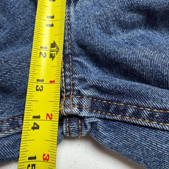 Levis 550 Jeans Mens 40 Blue Relaxed Fit Tapered‎ Leg Mid Wash Denim 38x30 - Picture 14 of 16